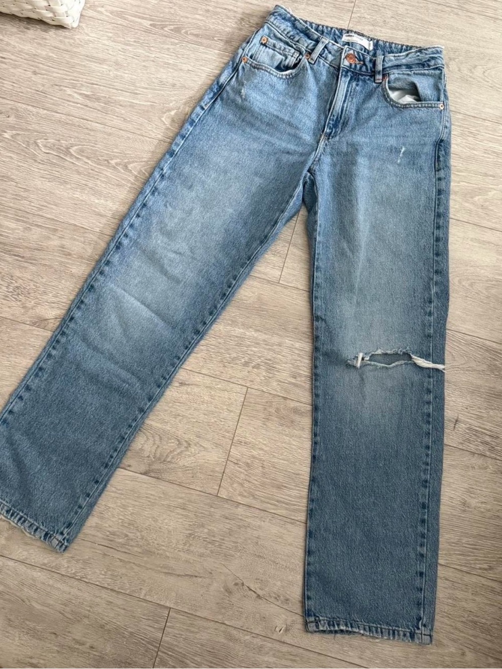 Garage Women's Straight-Leg Light Blue Jeans